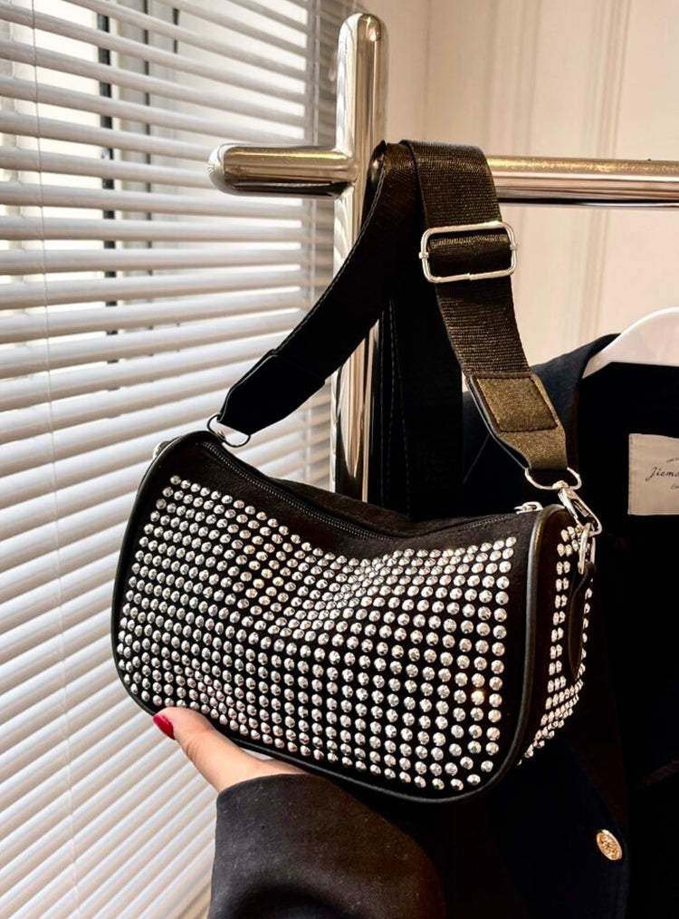 Medium Rhinestone Bag Luxe rhinestone bag – The Mesh Store